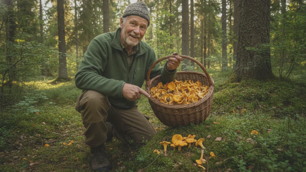 Wo man Pfifferlinge am wahrscheinlichsten findet: Der Experte verrät seinen besten Trick